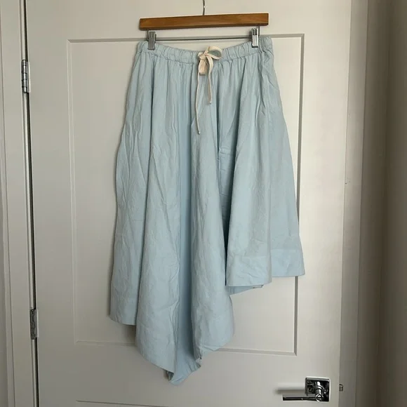 FREE PEOPLE COASTAL EASE ASYMMETRICAL SKIRT SIZE L MSRP $68.00 NWT - Picture 5 of 12